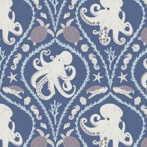 Octopus Oasis - Blue 6in