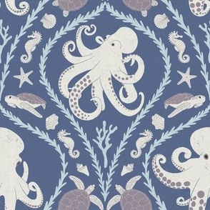 Octopus Oasis - Blue 8in