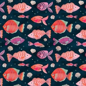 Colorful Tropical Fish | SM Scale | Blue, Pink, Coral