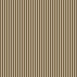 pin stripes beige on brown, traditional, preppy, tiny, small, vertical