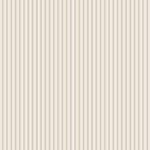 pin stripes beige on cream, traditional, preppy, vertical, tiny, small
