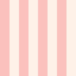 Broad Pink Grapefruit Stripes - 4"
