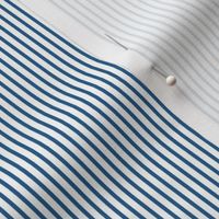 pin stripes blue on white, traditional, preppy, vertical, blender, tiny, small