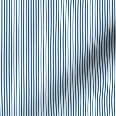 pin stripes blue on white, traditional, preppy, vertical, blender, tiny, small