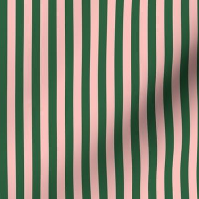 Green and Pink Stripes - Small