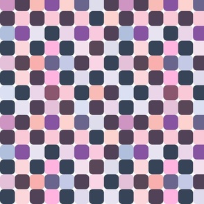 Muted Purple and Grey Grid on White Small Scale 