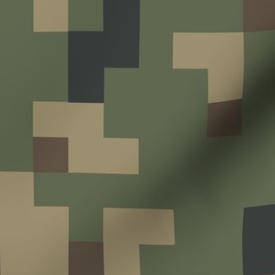 Dual Tex Experimental '70s Digital Camo