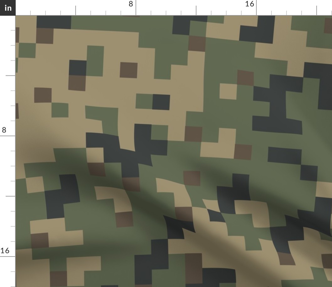 Dual Tex Experimental '70s Digital Camo