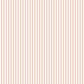 pin stripes light peach on white, traditional, preppy, vertical, blender, tiny, small