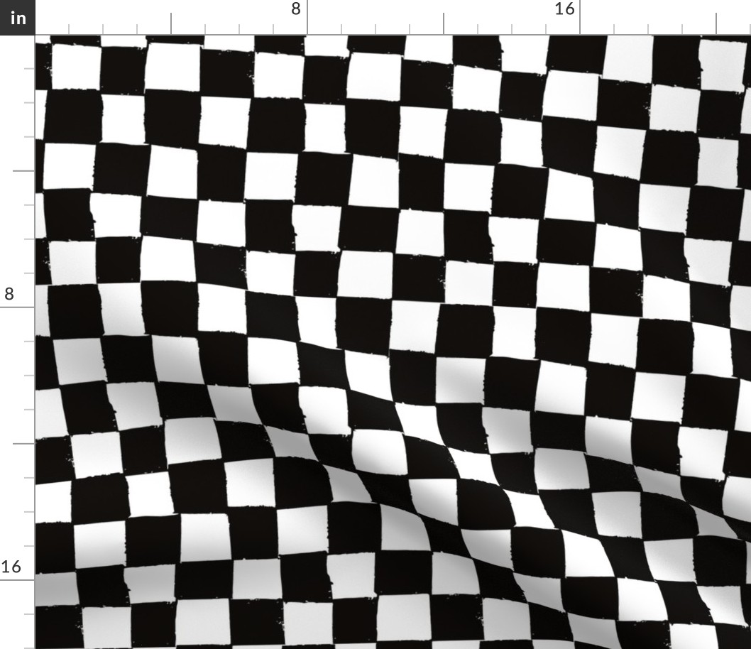 rugged checker-black