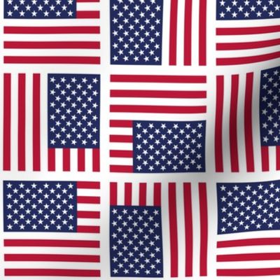 July 4th American flag quilt