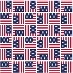 July 4th American flag quilt