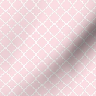 Bigger Sweet Spring Dainty Pink Quatrefoil