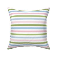 Bigger Sweet Spring Stripes Pink Blue Green