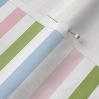 Bigger Sweet Spring Stripes Pink Blue Green