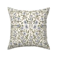 Medium - Isabelle Climbing Florals - Light Cream