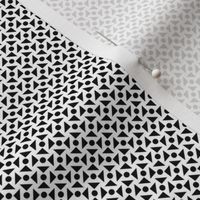 White and Black Dots and Triangles Small Scale
