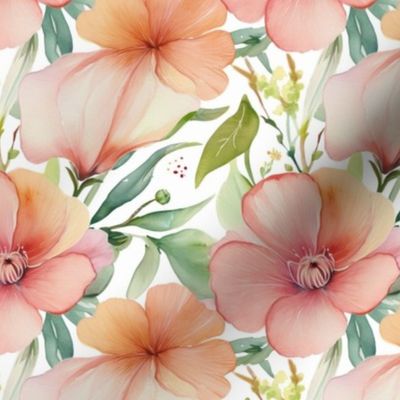 Watercolor floral design