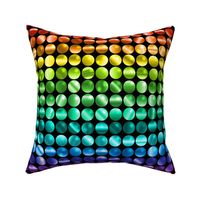 Rainbow Sequin Disco Wall (large scale)