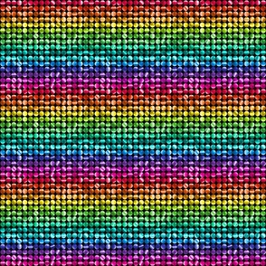 Rainbow Sequin Disco Wall (tiny scale) 