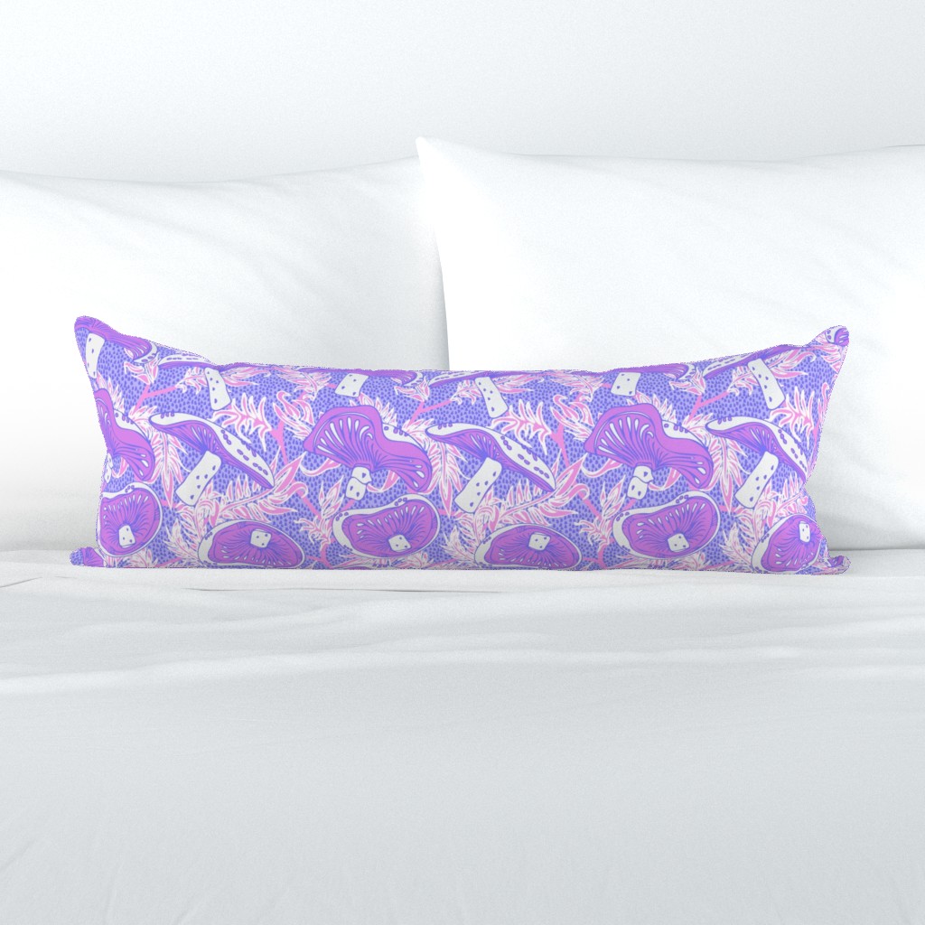 Mushroom Purple inspired by William Morris Style