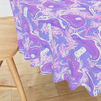 Mushroom Purple inspired by William Morris Style