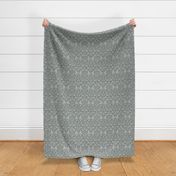 Small - Isabelle Climbing Florals - Blue Grey
