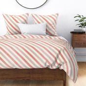 Bigger Sleepy Bear Nursery Diagonal Stripe Coordinate