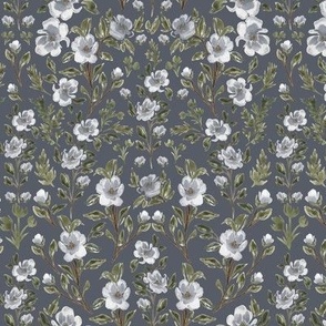 Small - Isabelle Climbing Florals - Navy