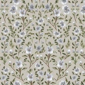 Small - Isabelle Climbing Florals - Beige