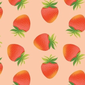Bright strawberries-pink