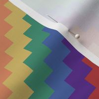 Rainbow chevron diagonal stripes