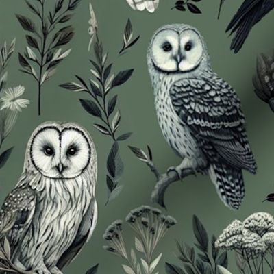 Owls And Crows