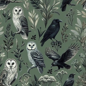 Owls And Crows