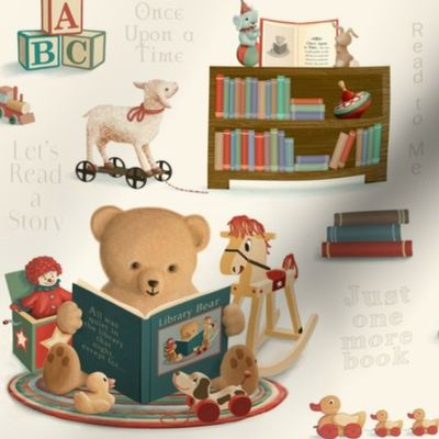 Toys Reading Books Medium Scale