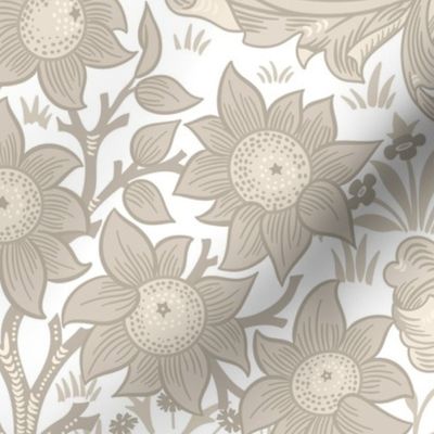 William Morris "Orchard" in light beige almost white