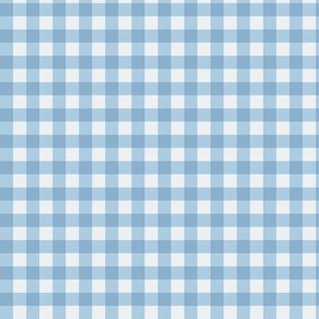 Cornflower Blue Gingham  Checkerboard  - 1/3 inch