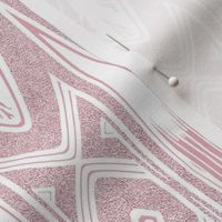 Tribal Shield Pattern in Velvety PInk Reversed  SMALL