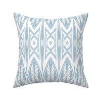 Tribal Shield Pattern in Velvety Blue SMALL 