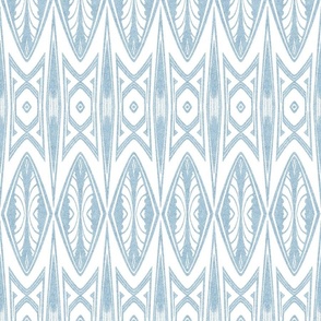 Tribal Shield Pattern in Velvety Blue SMALL 