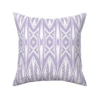 Tribal Shield Pattern in Velvety Lilac Reversed  SMALL