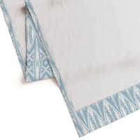 Tribal Shield Pattern in Velvety Blue Reversed  SMALL