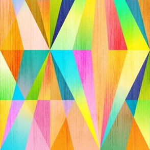 L - Vibrant Colorful Geometric Party Spotlights