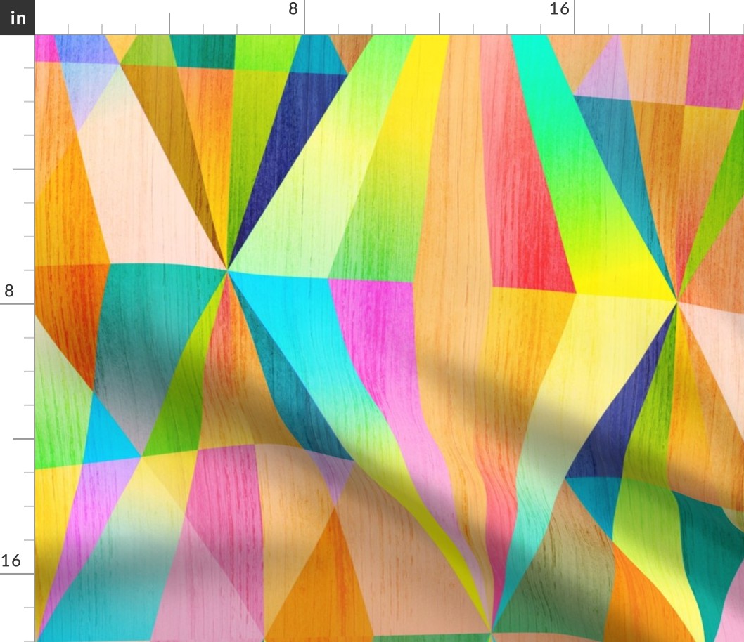 L - Vibrant Colorful Geometric Party Spotlights