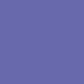 SOLID plain color / Periwinkle  / Very Peri Coordinate / #6868AC  