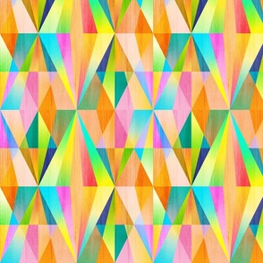 M - Vibrant Colorful Geometric Party Spotlights