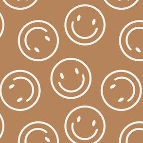 Smiley Faces - Happy Toss - Light Brown