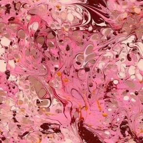 pink chocolate abstract expressionism