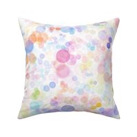 Colorful bubbles in blue, red, yellows and purple - large scale 26"