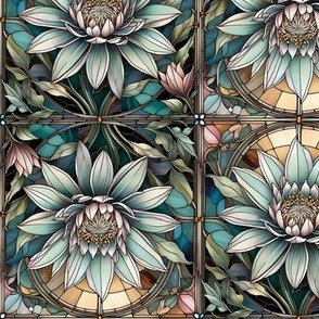 Bold Florals In Stained Glass 